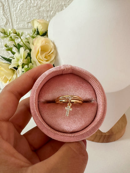 Anillo crucesita