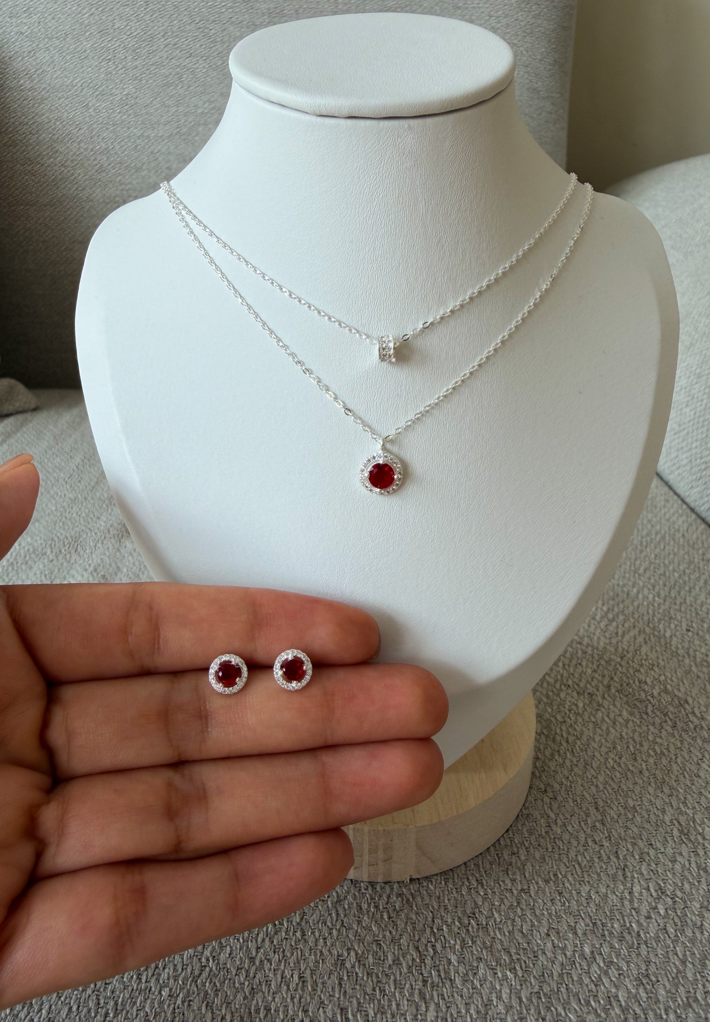 Set doble rubí