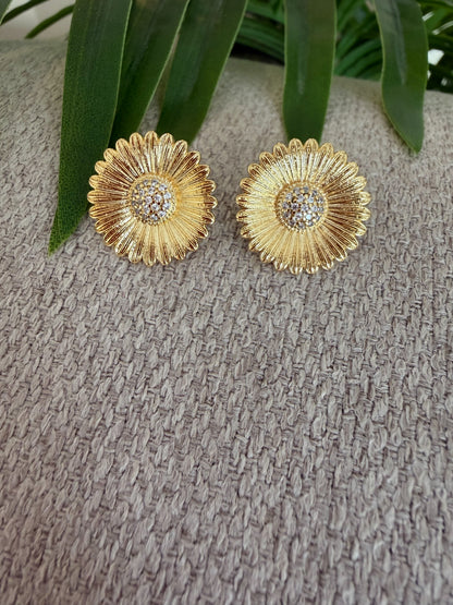 Aretitos girasoles