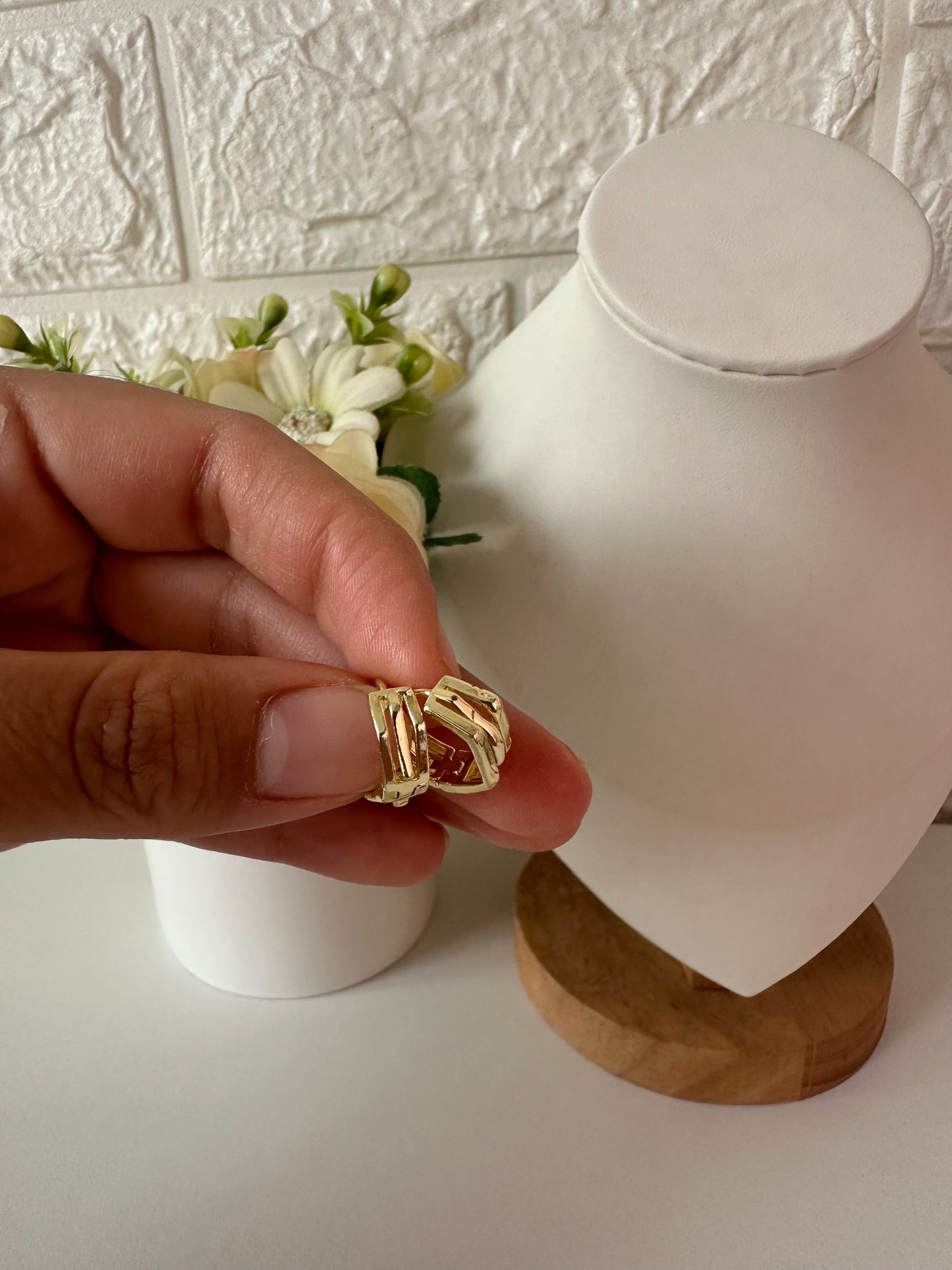 Argollas dobles mini