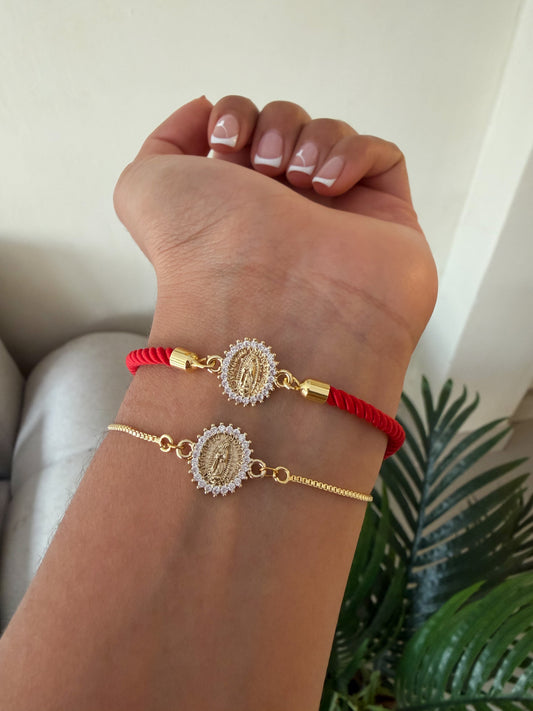 Pulseras de la virgencita para compartir