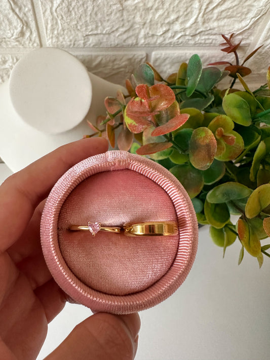 Anillo rosa compartir