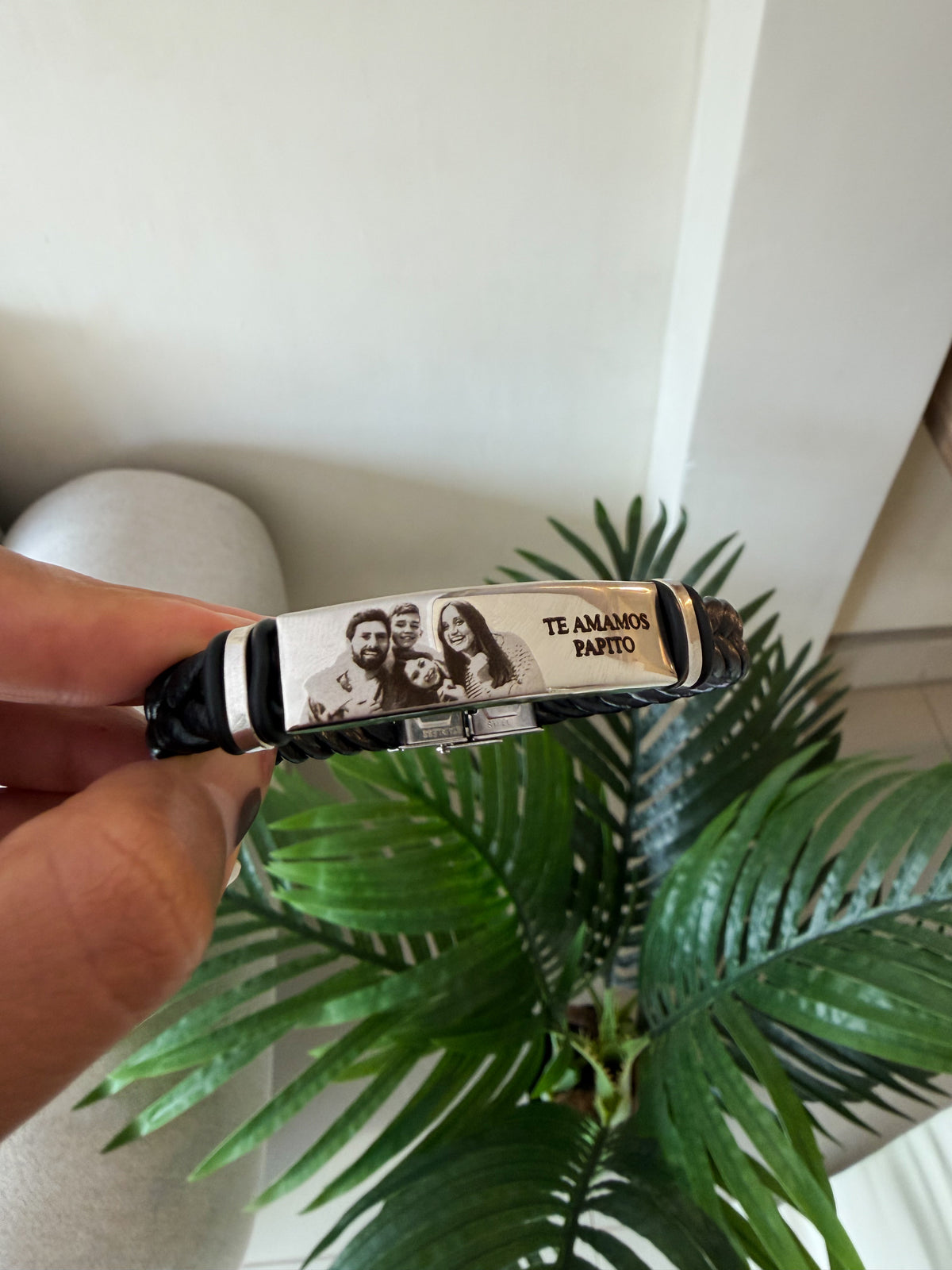 Pulsera cuero personalizada