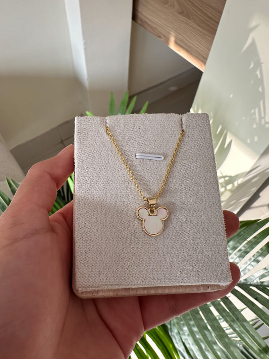 Cadena Mickey nácar