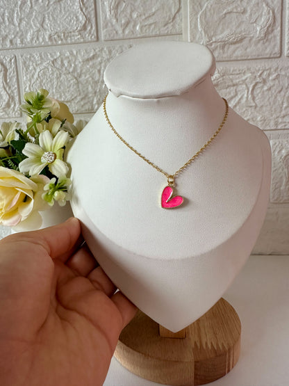 Cadenita amor rosa