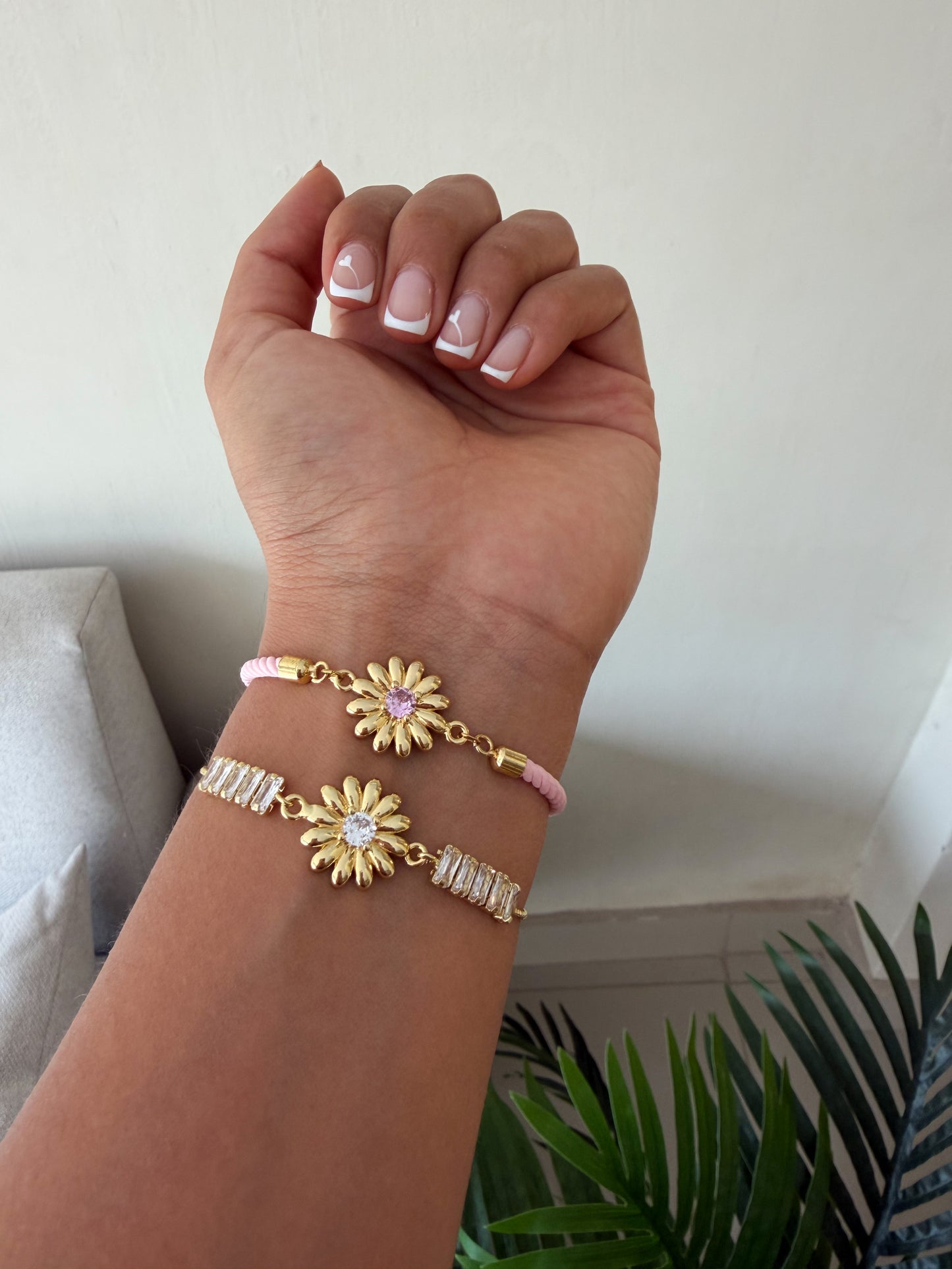 Pulseras girasoles compartir