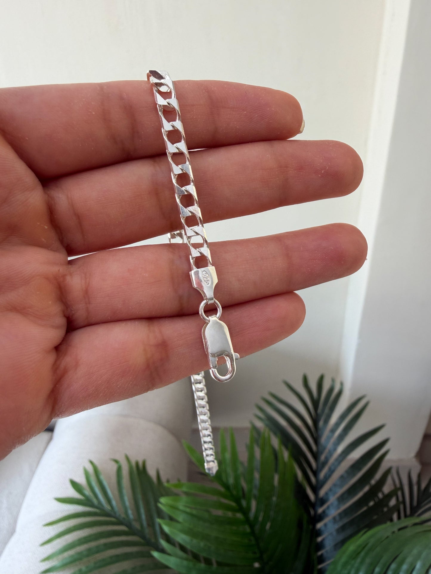 Pulsera gruesa Plata