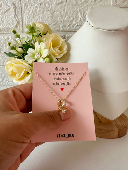 Cadenita de promesa corazón💍