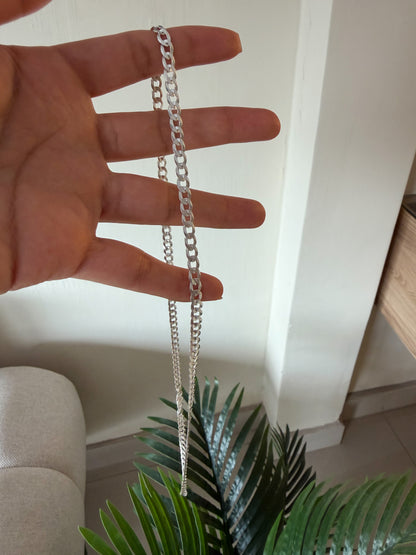 Cadenita gruesa Plata