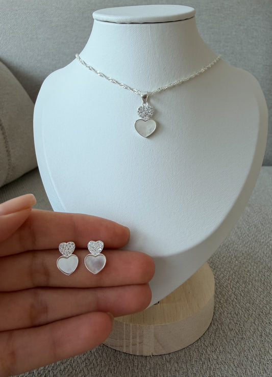 Set doble corazón