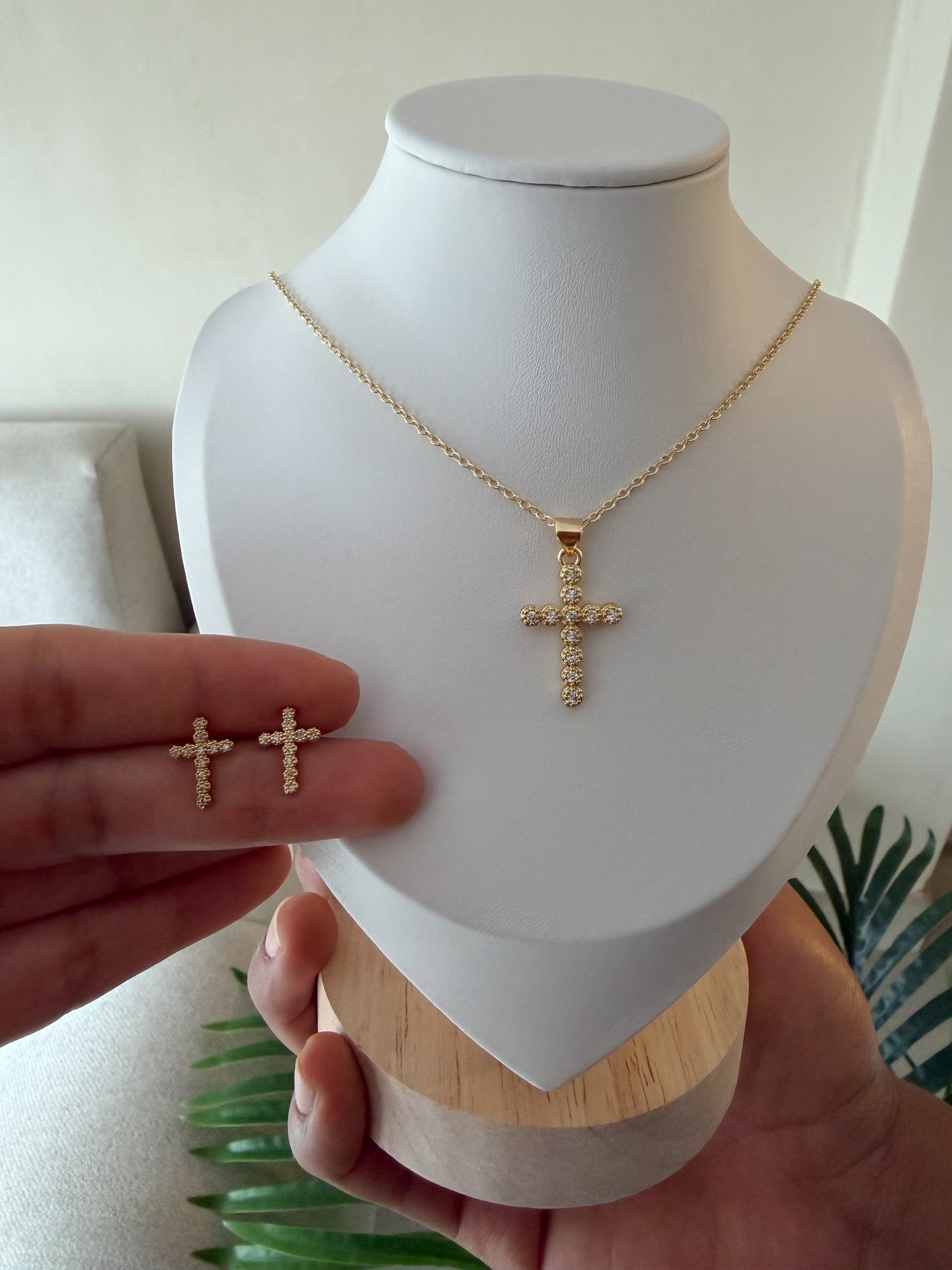 Set crucesitas brillantes