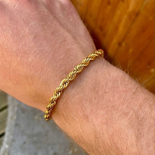 Pulsera entorchada gold