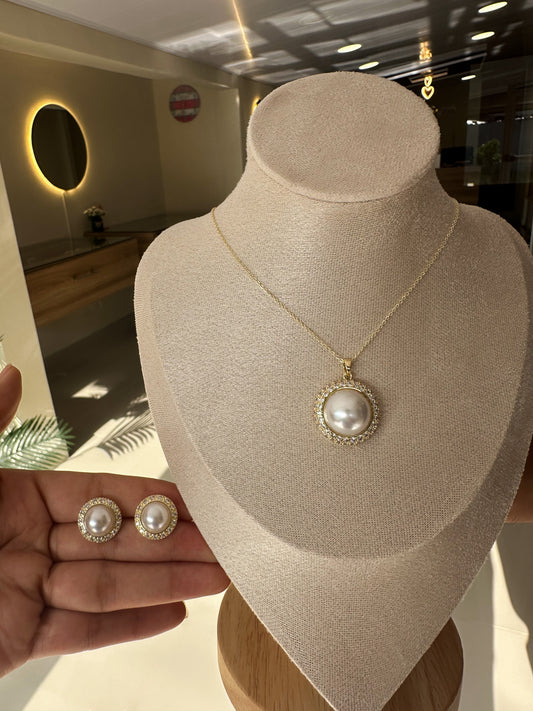 Set perlas elegante
