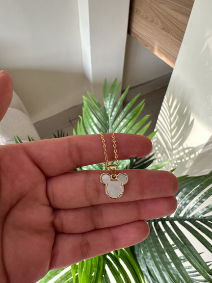 Cadena Mickey nácar