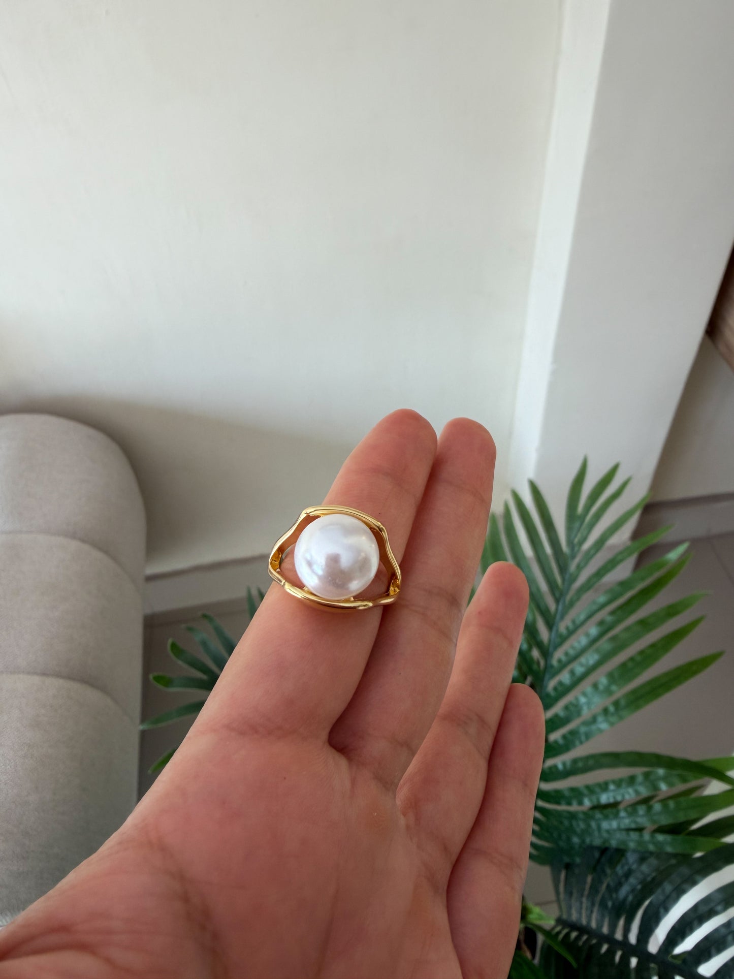 Anillo perlita