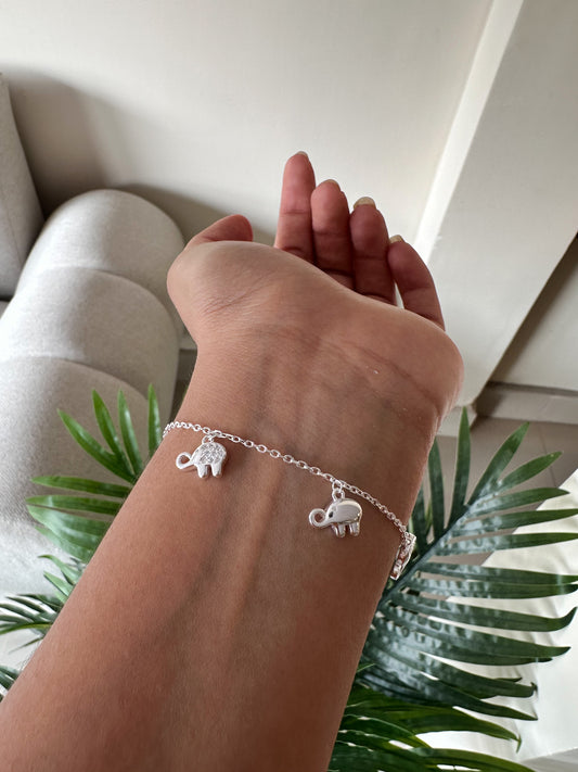 Pulsera mini elefantes
