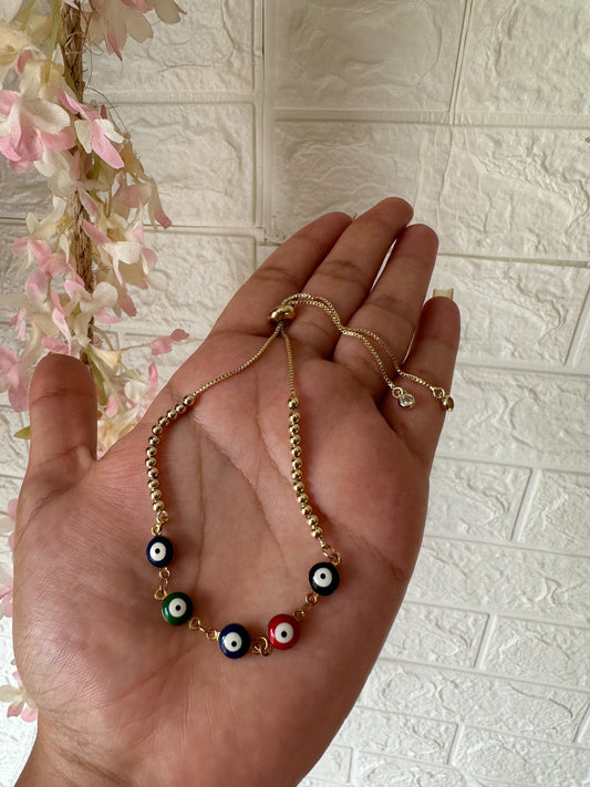 Pulsera ojos turcos