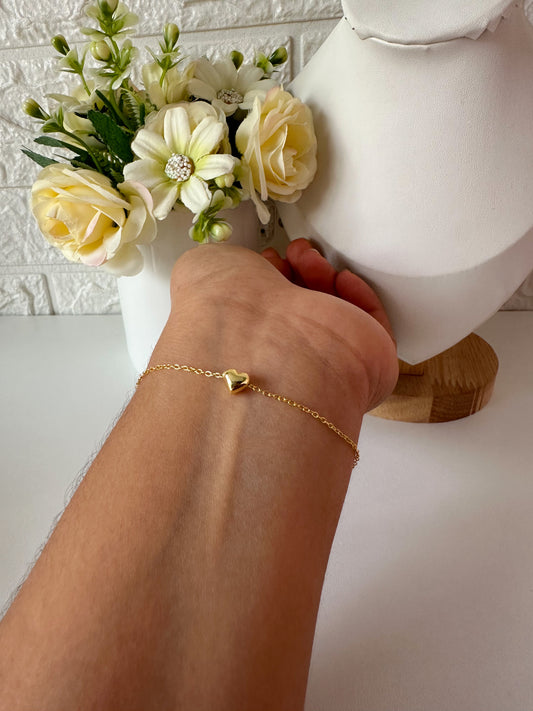 Pulserita amor eterno baño de oro