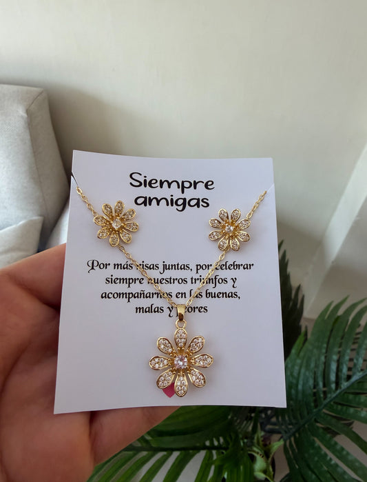 Set florecitas brillantes