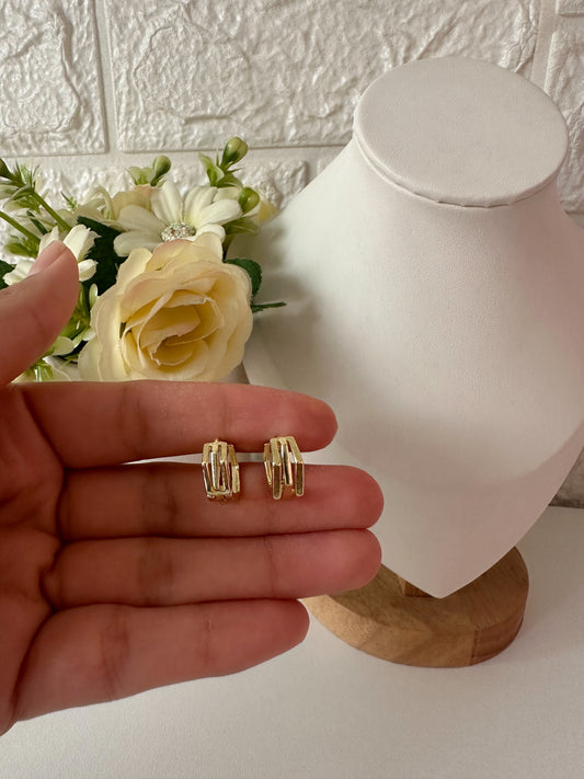 Argollas dobles mini