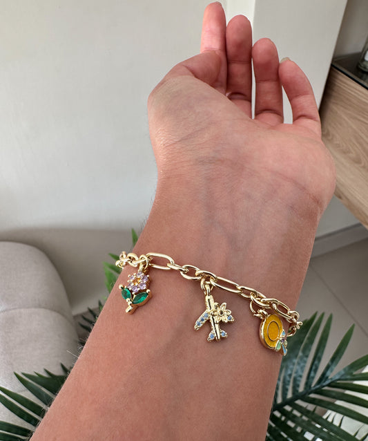 Pulsera viajera multidijes