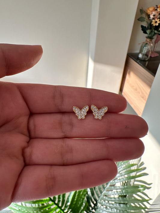 Aretes mariposa