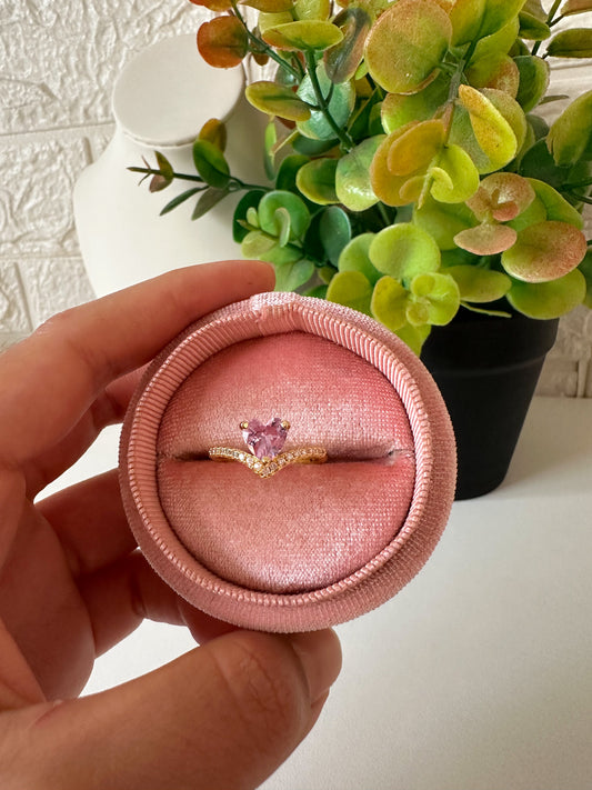 Anillo princesa rosa