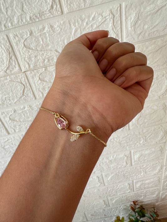 Pulserita tulipán rosa