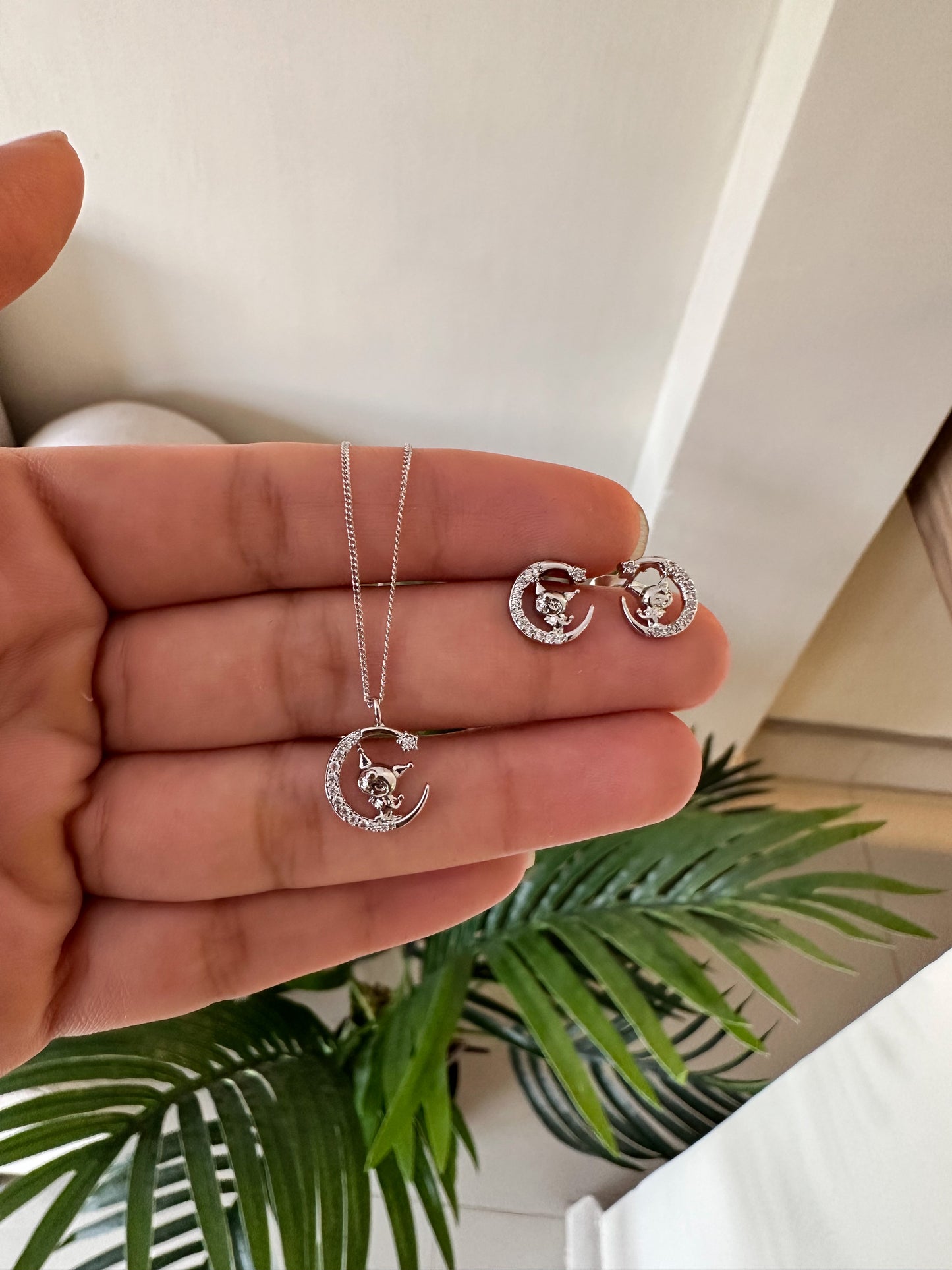 Set lunitas plateadas