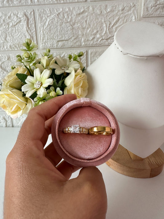 Anillo promesa gold