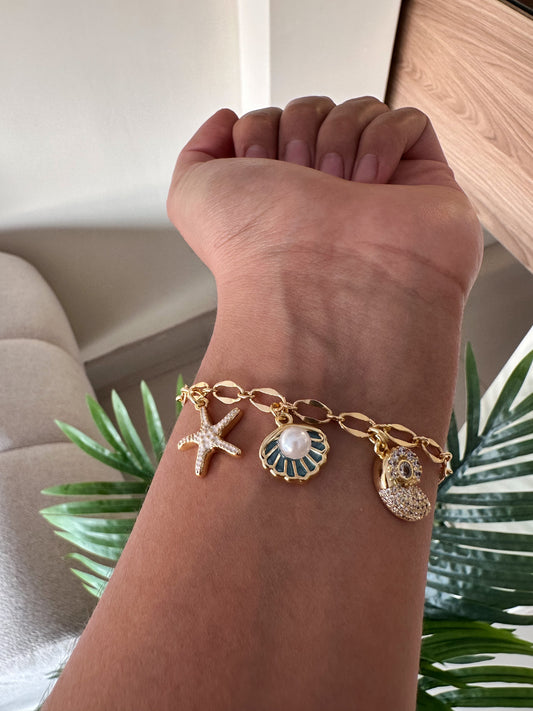 Pulsera dijes de mar