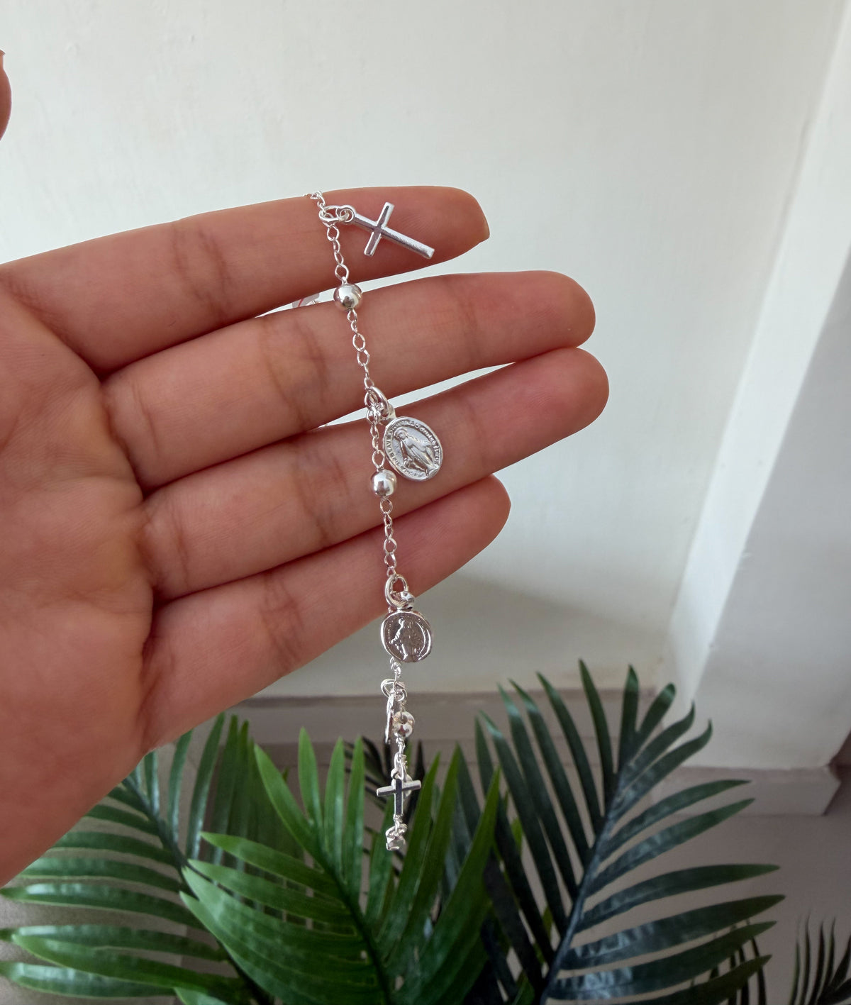 Pulsera cruz y fé