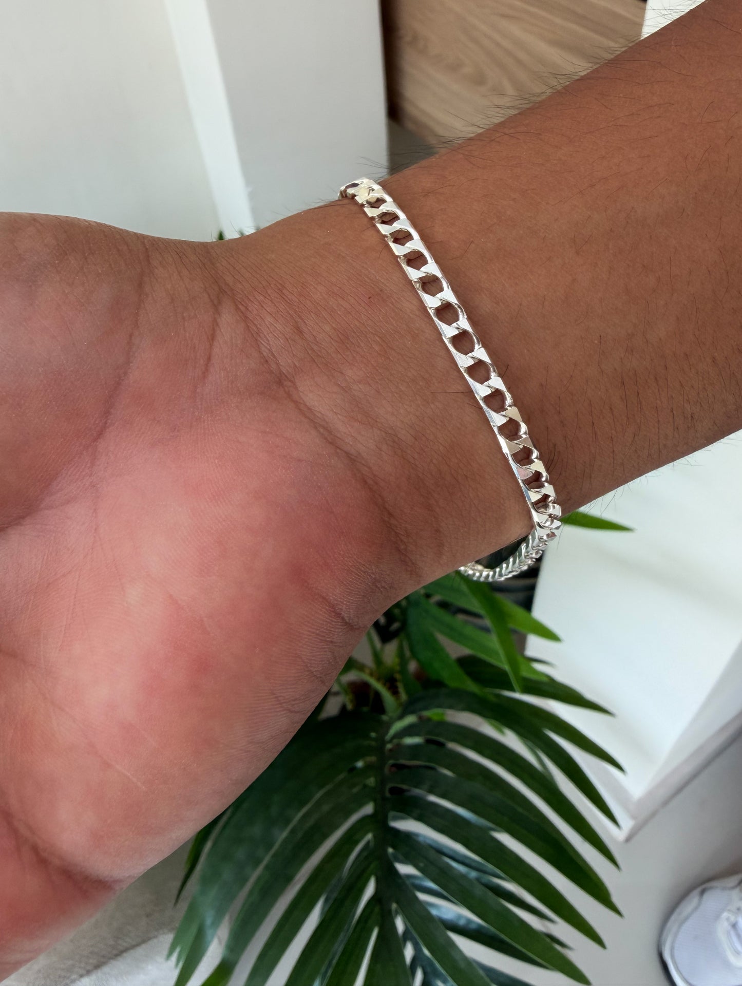 Pulsera gruesa Plata