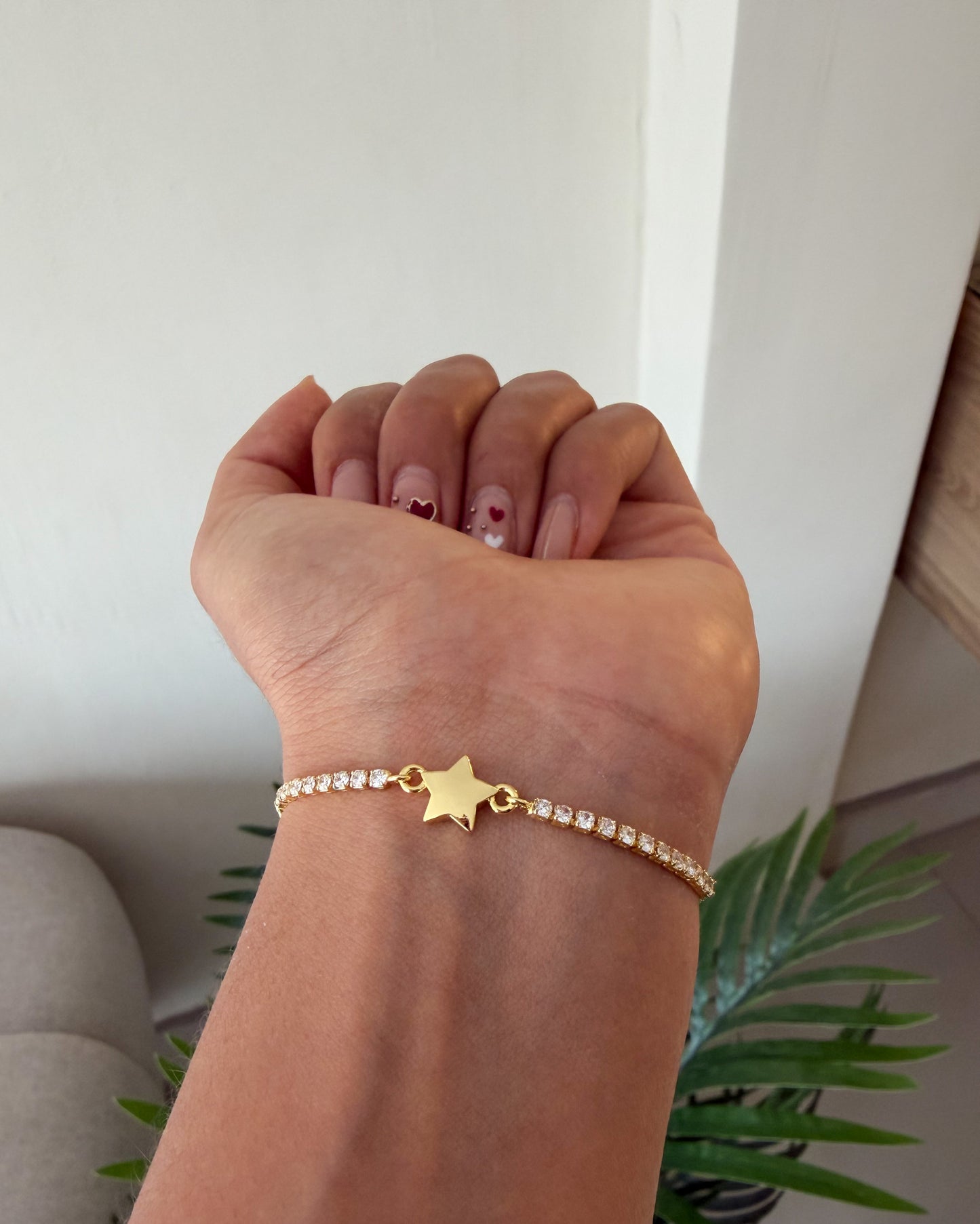 Pulsera brillante estrellita