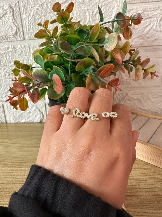 Anillo doble amor
